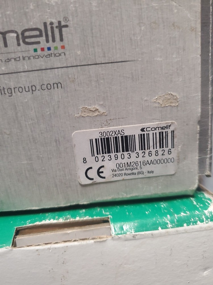 COMELIT 3002XAS INTERCOM PANEL 2 BUTTON Audio STAINLESS NEW