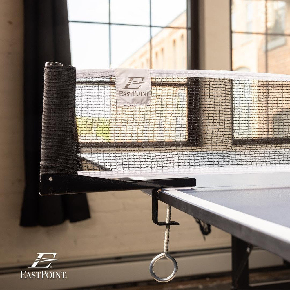 Eastpoint Foldable Table Tennis Conversion Top - 9 Ft X 5 Ft, Blue - Net & Posts