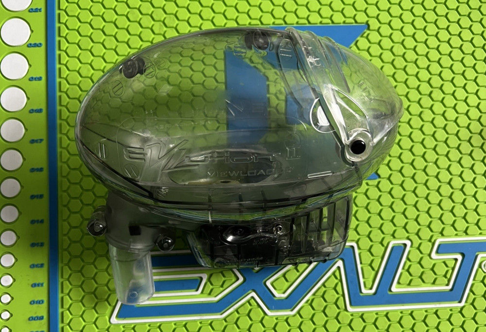 VIEWLOADER 12V VL EVOLUTION EVLUTION 2 PAINTBALL LOADER HOPPER -SMOKE -TESTED OG