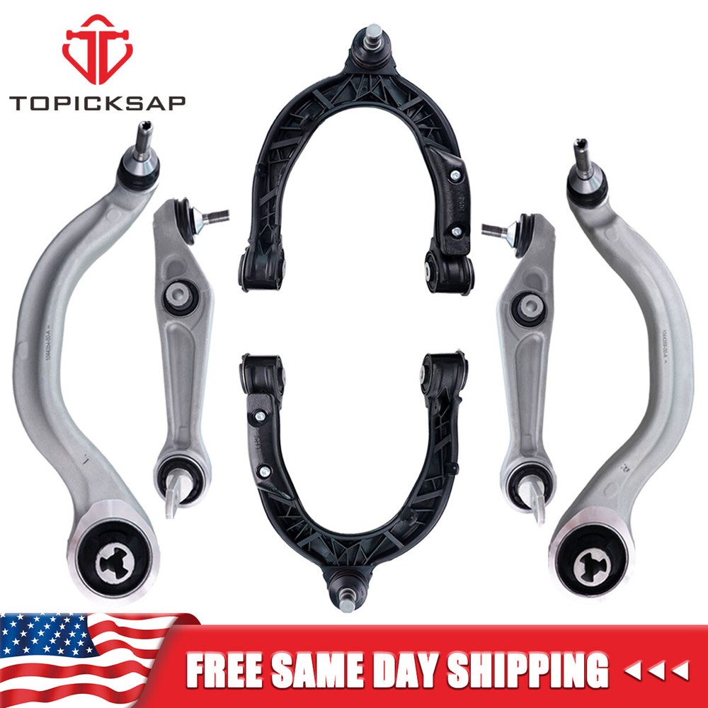 6Pcs Front Upper Lower Control Arms w/ Ball Joints for Tesla Model 3 2017-2021