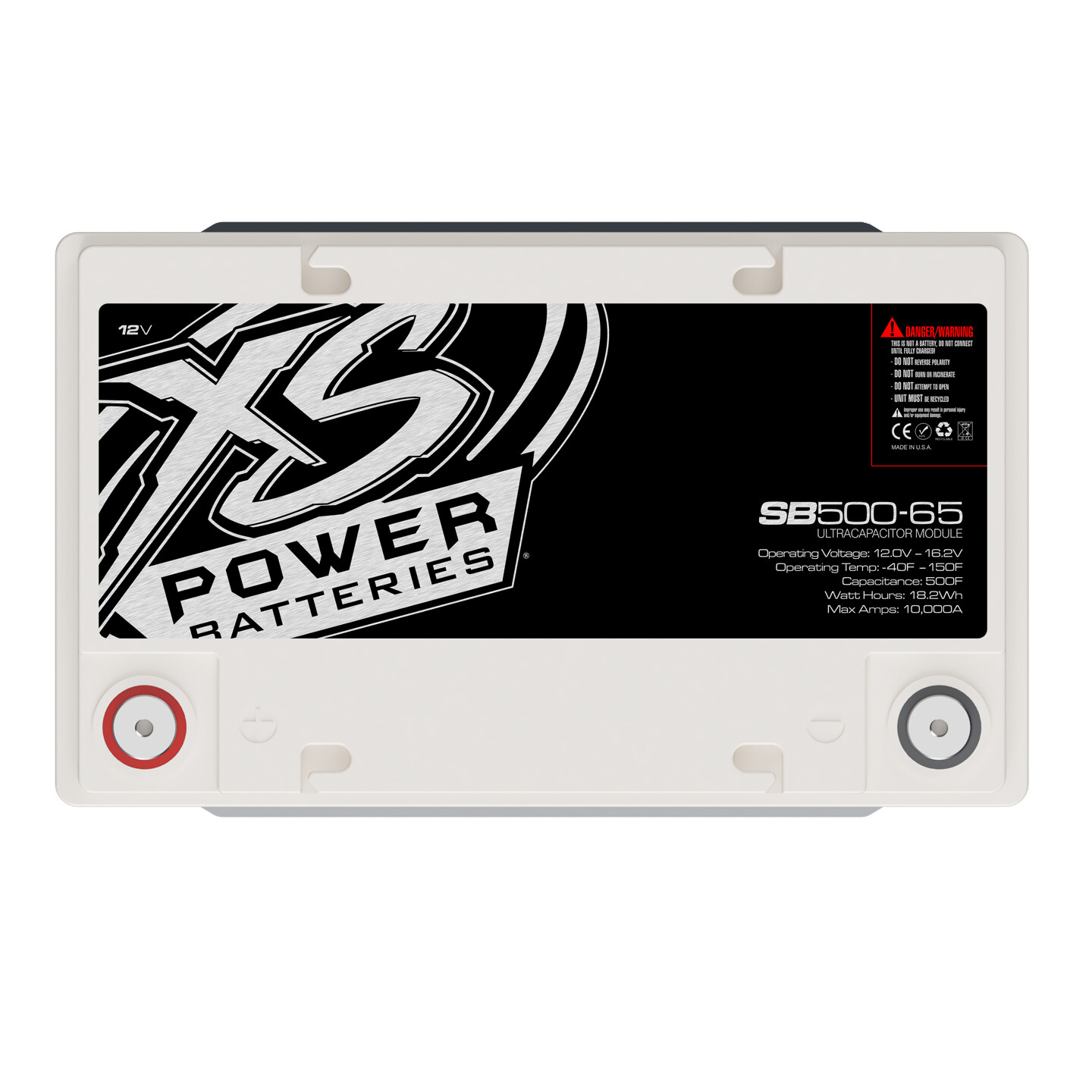 XS Power SB500-65 12V 4000 Watt 500 Farad Super Capacitor Bank