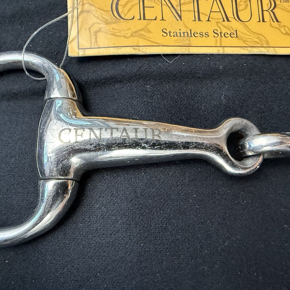 Centaur Eggbutt Snaffle Bit Jointed Stainless Steel 4 1/4"