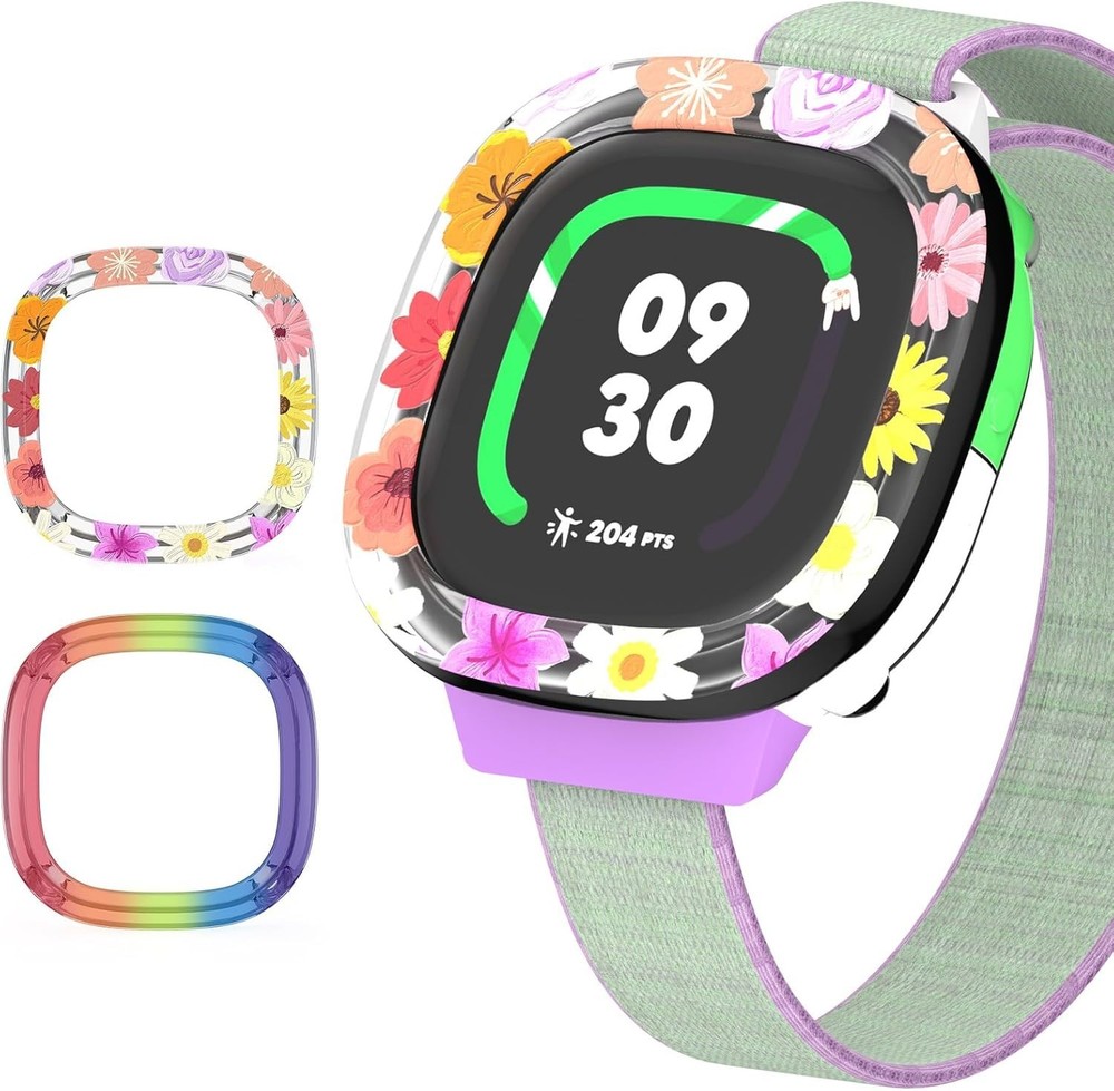 2 Pack Edge Protector Compatible with Fitbit Google Ace LTE Kids Smartwatch, Cut