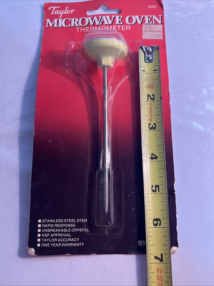 Taylor Rapid Response Food Thermometer Probe Microwave Oven Reader