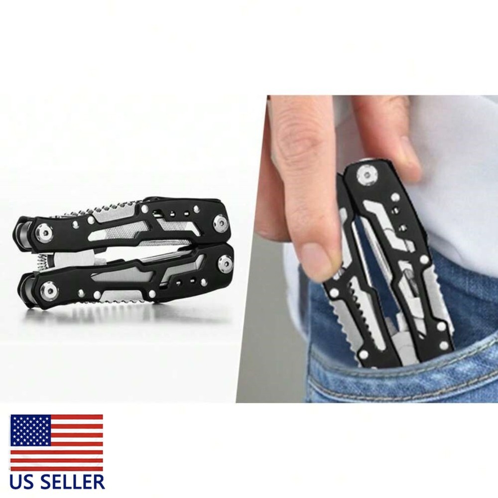 14-in-1 MINI Multitool Pliers Rugged & Practical Portable Pocket Camping Tools