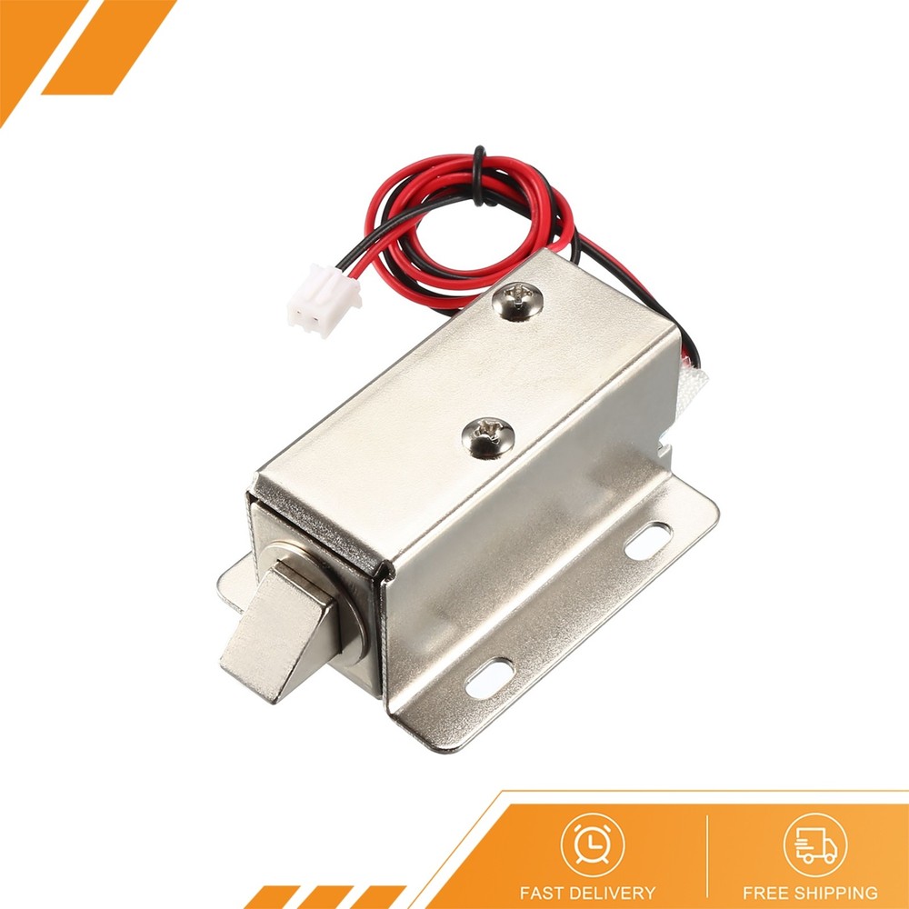 DC 12V 0.6A 11.4mm Electromagnetic Solenoid Lock Assembly