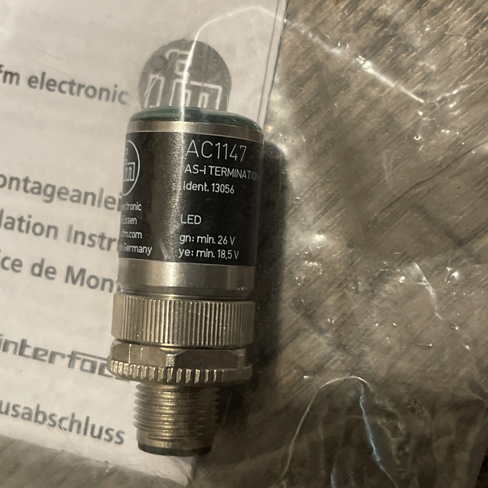 IFM AC1147 AS-Interface Passive Bus Termination New