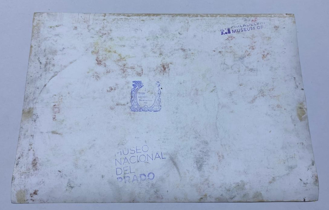 JOHN SINGER SARGENT Drawing on paper (Handmade) signed and stamped mixed media.