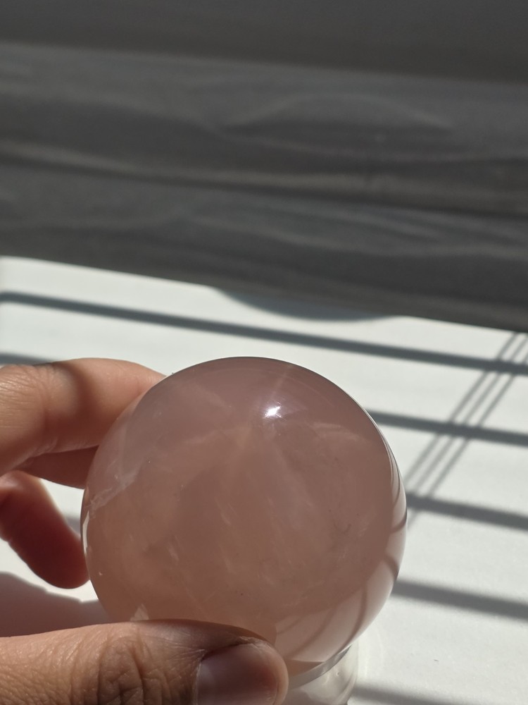 Starlight Rose Quartz Sphere