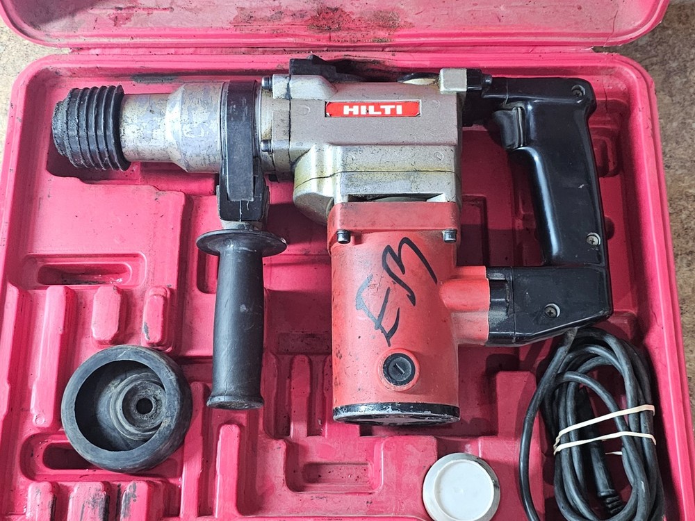 HILTI GS-CE-EMC Rotary Hammer Drill w/ Chisel Function Pre-owned w/ Case
