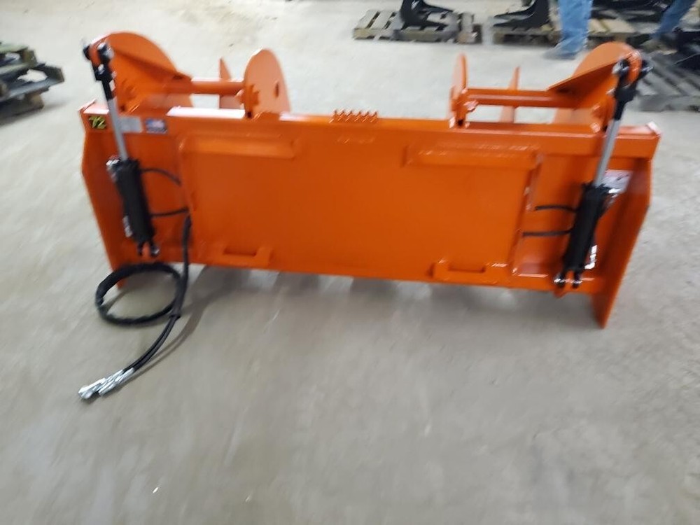 72" Brush Root Rake Grapple Attachment Skid Steer Tractor Quick Attach
