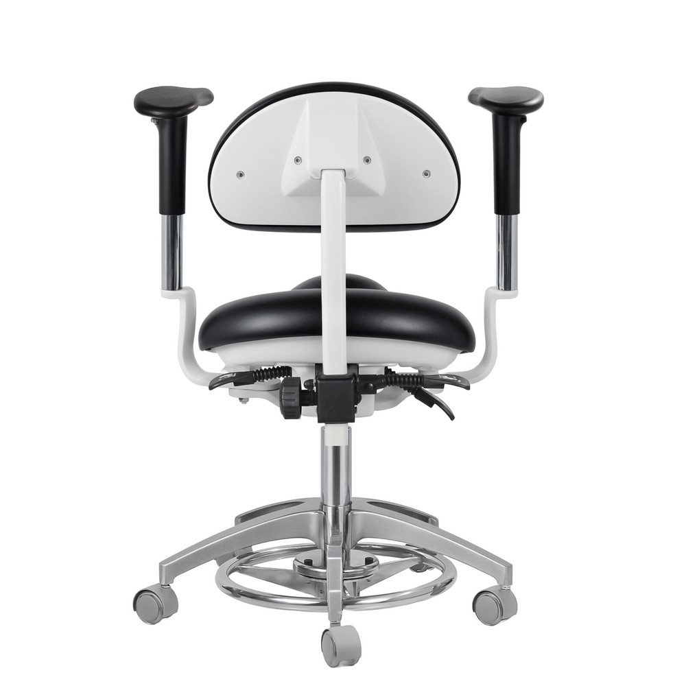 PU Leather Microscope Surgery Saddle Chair Adjustable Dynamic Seating Chair