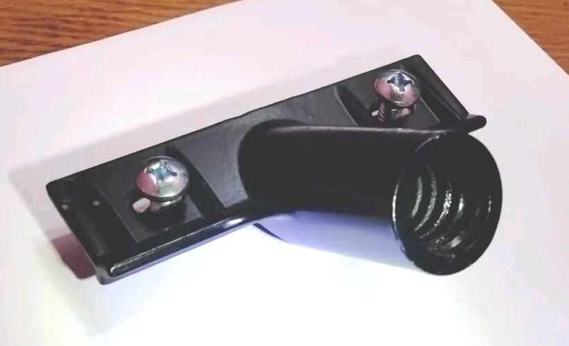 3 PACK of Broom Handle Bracket Cast Aluminum Handle Threaded Bracket With Screws