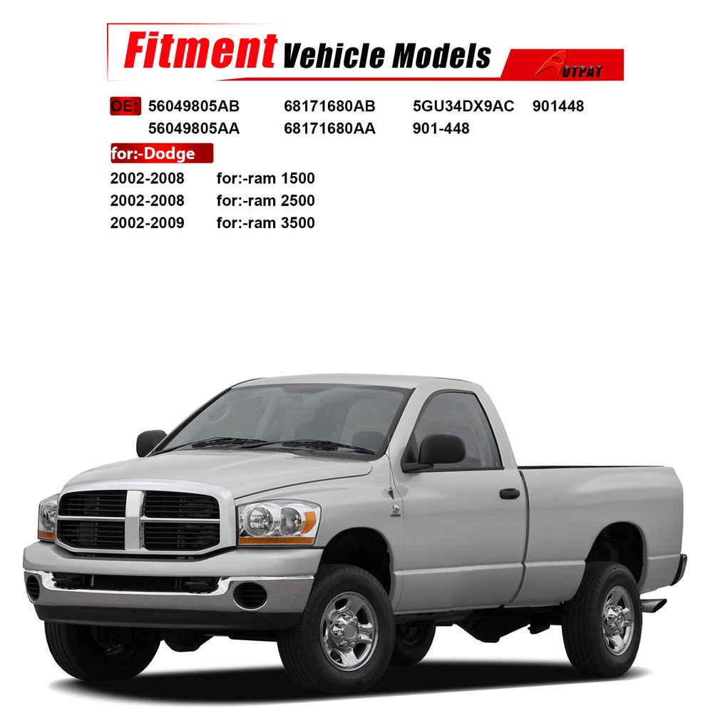 Front Driver Power Window Switch with Bezel for 02-08 Dodge Ram 1500 2500 3500