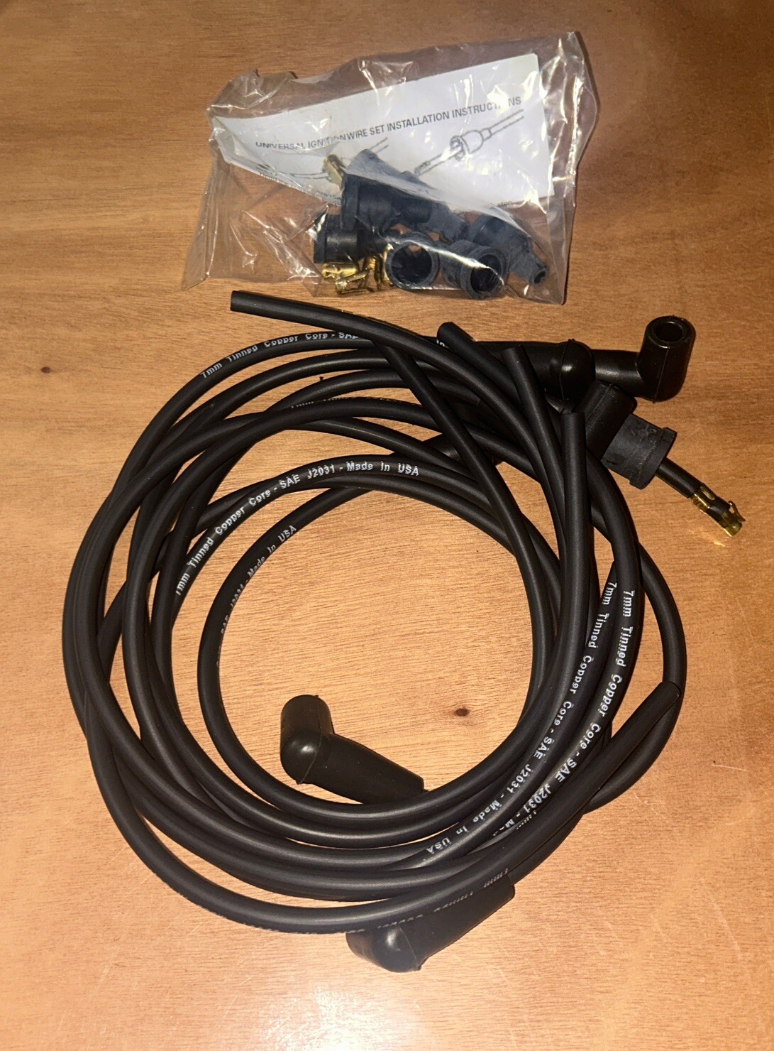 Universal Tractor Spark Plug Wire Set 6 Cylinder Engine Copper Core Ignition