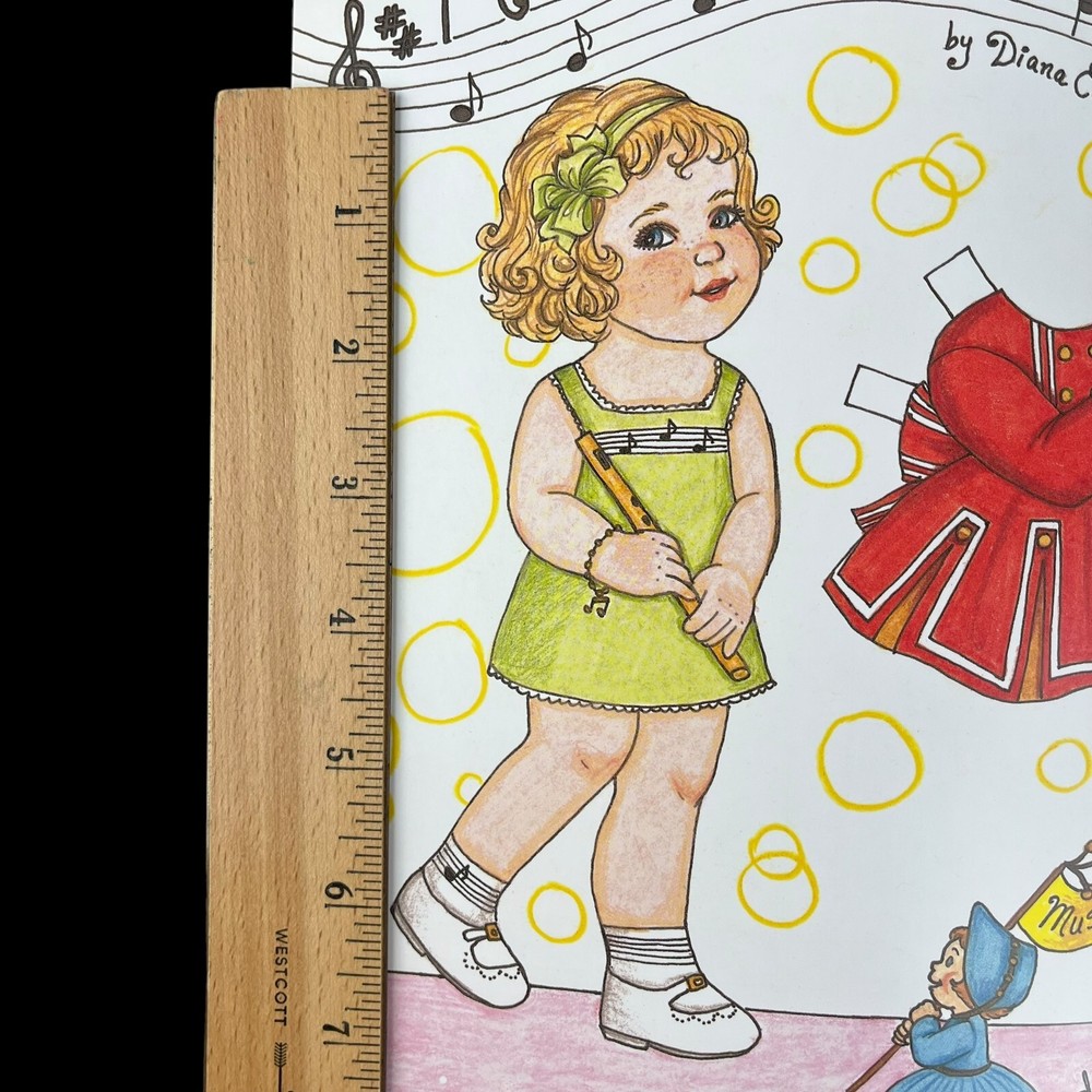 Diana Eufrasio Vining Music Paper Dolls 2007 Band Instruments