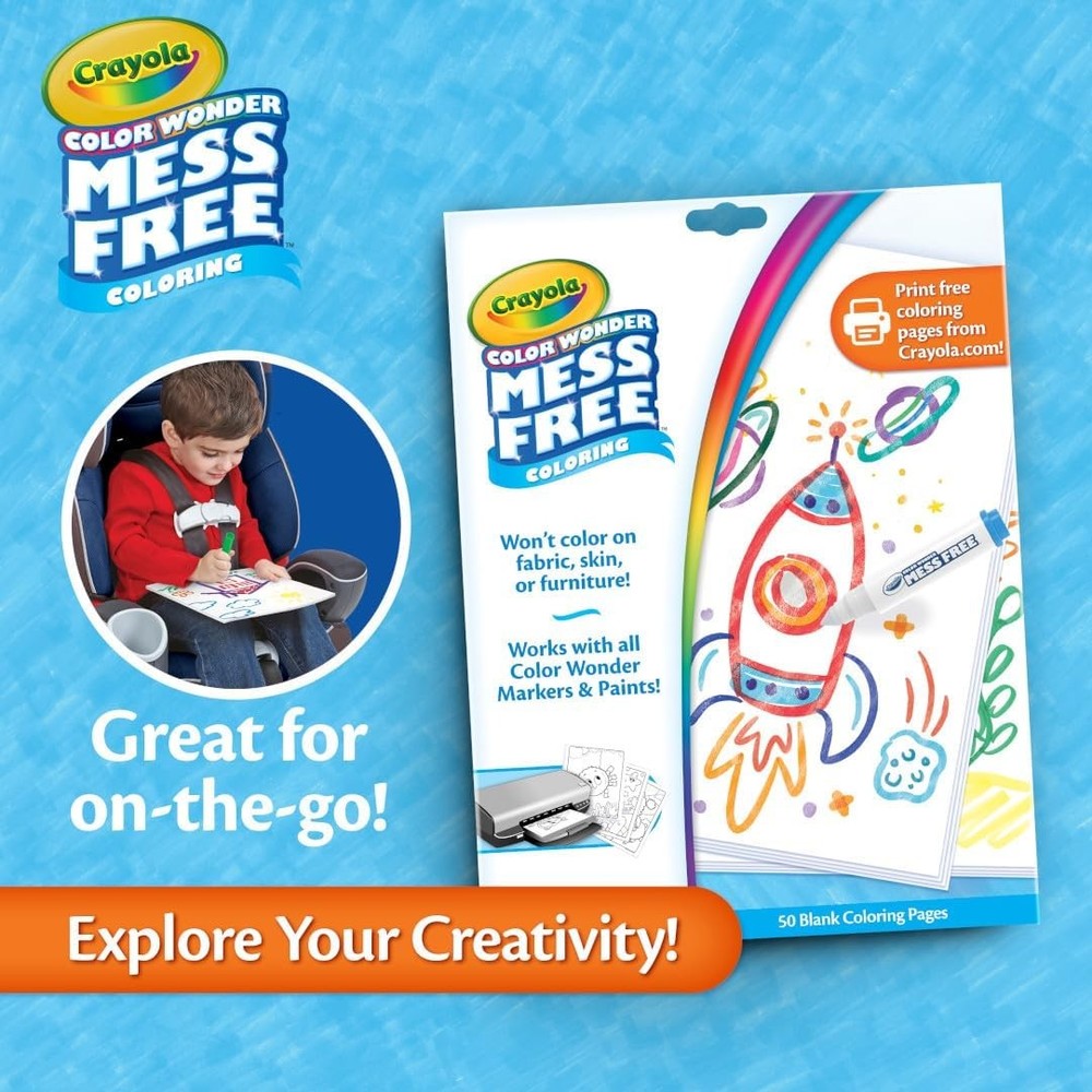 Mess-Free Coloring Pages Refill