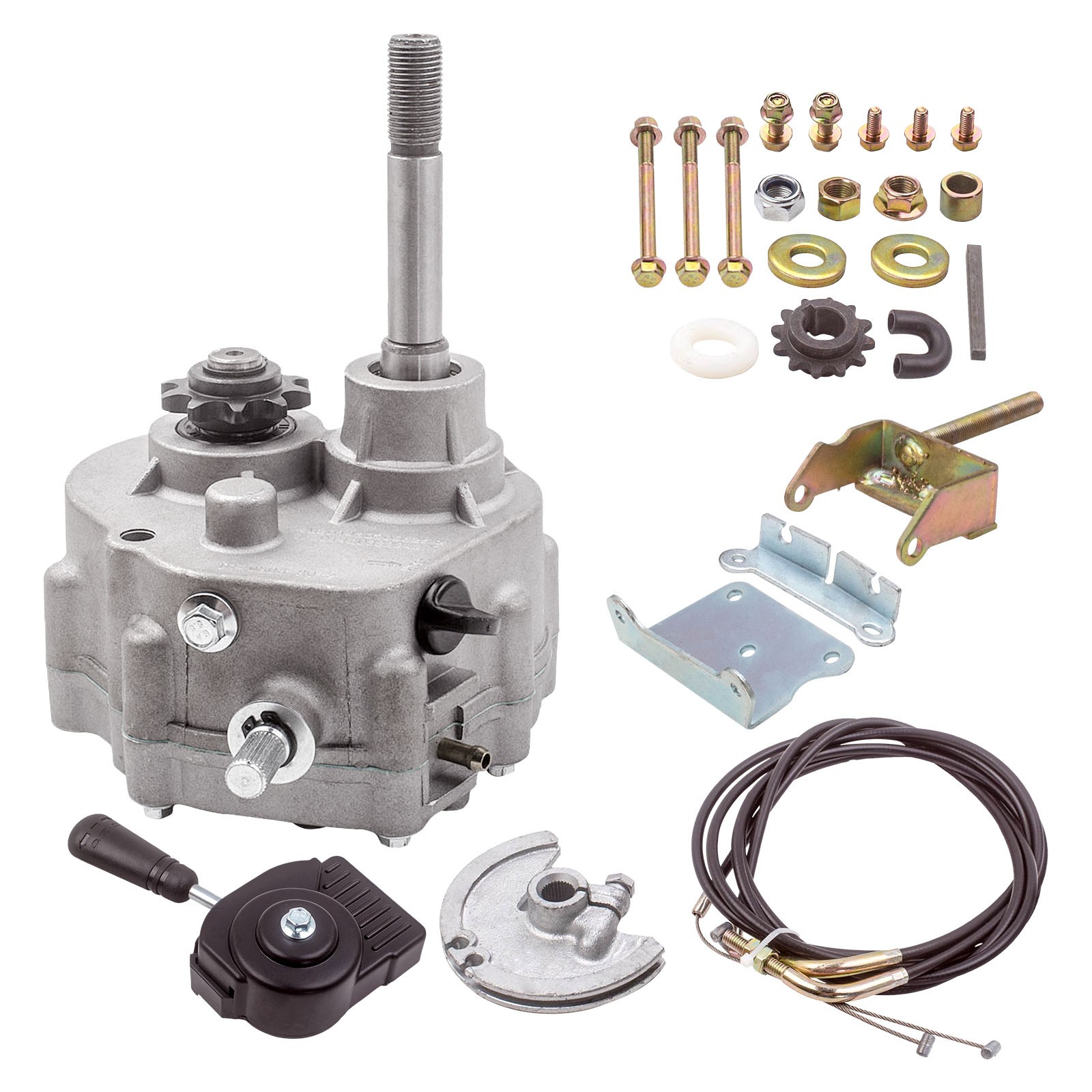 30 Series Torque Converter Go Kart Forward Reverse Gearbox Kit -13HP Engine Set