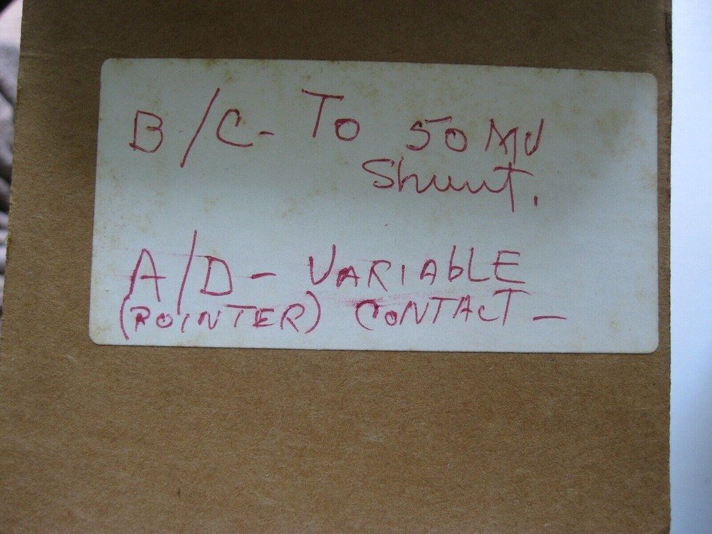 VINTAGE API SHIELDED 0-10 DC AMP VARIABLE LOCKING POINTER PANEL METER GAUGE NOS