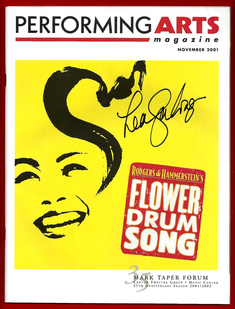Lea Salonga (Signed) "FLOWER DRUM SONG" Rodgers & Hammerstein Tryout Program