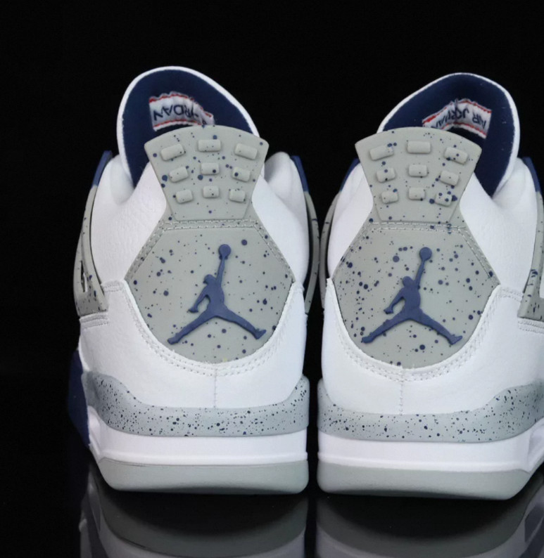 Jordan 4 Retro "Midnight Navy" Men's Basketball Shoes Mid Top Us Size7-12