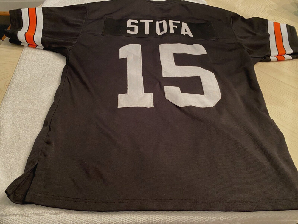 JOHN STOFA (1st Bengal Draft Pick) Signed Bengals Jersey -JSA Authenticated