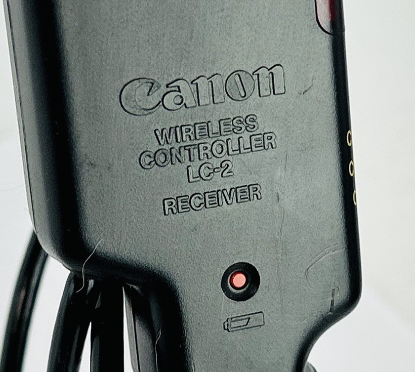 Vintage CANON Camera Wireless Controller TRANSMITTER & RECEIVER LC-2 & Case