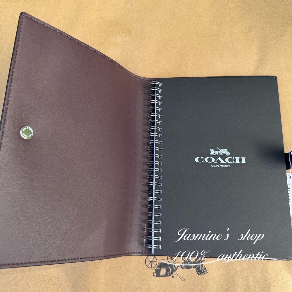 NWT Coach Notebook With Butterfly Print CCF42