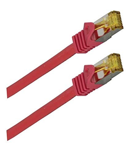 Patch Cable Cat.7 Plug RJ45 6A S/FTP LSZH 5m Red