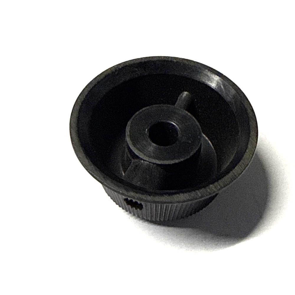 one black knob OD =38 mm for 6 mm shaft DACA