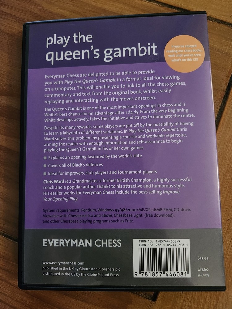 Play The Queen's Gambit PC CD-ROM (Chris Ward)