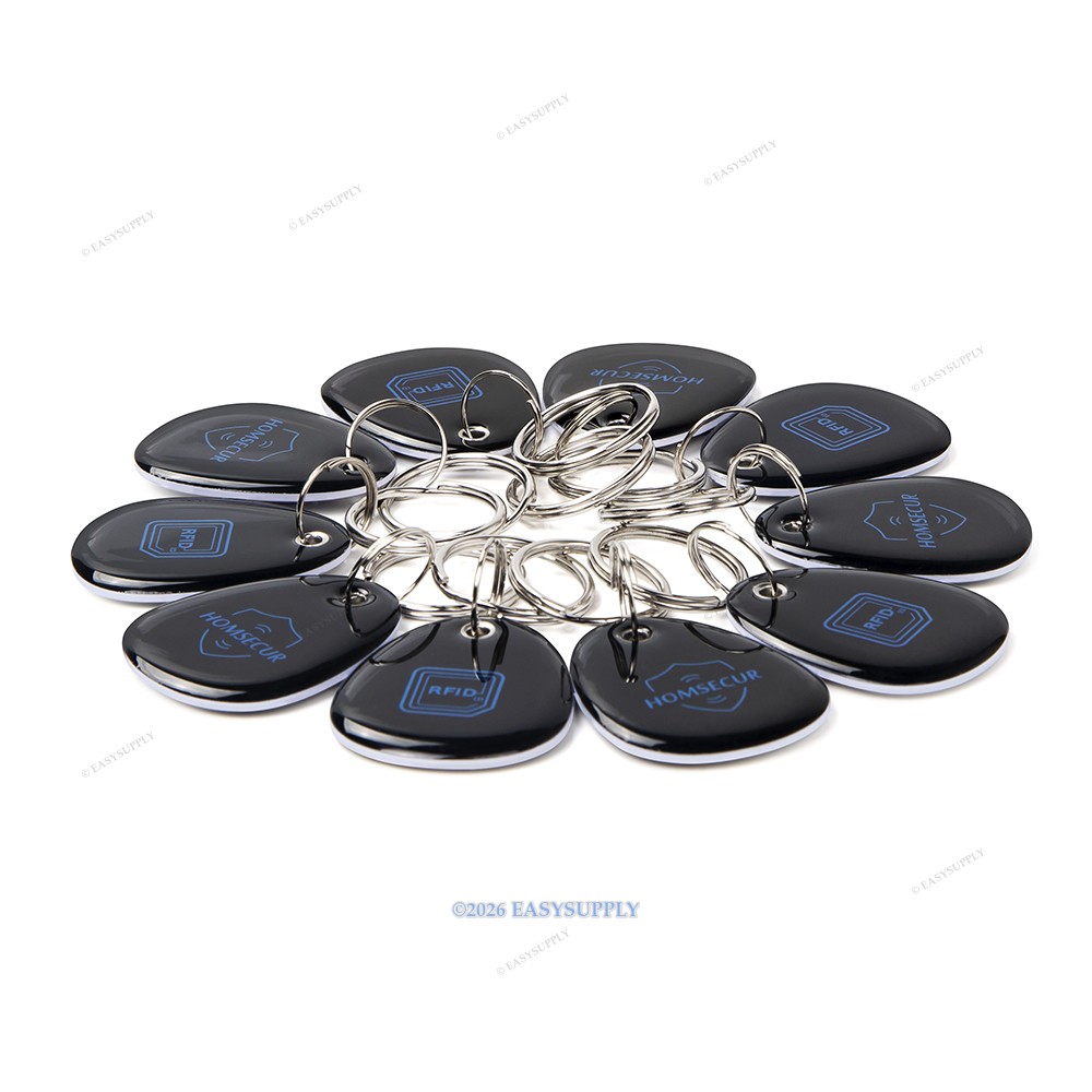 HOMSECUR Access Control System Kit With Power Doorbell Exit Button Strike Lock