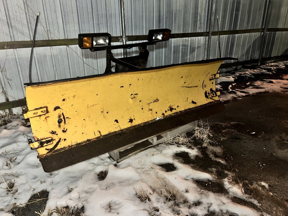 Fisher Snow plow blade and A frame