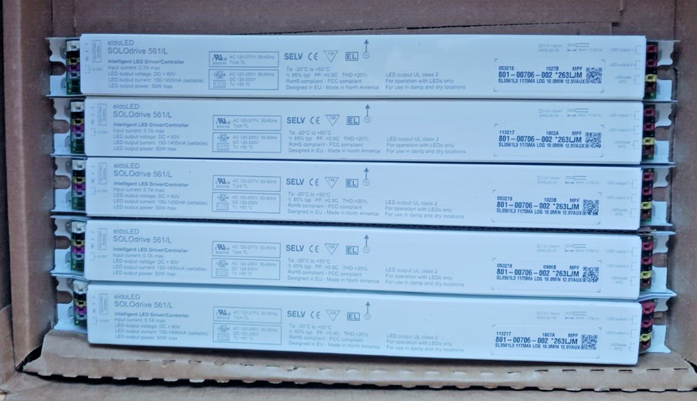 NEW eldoLED SOLOdrive 561/L Intelligent LED Driver - Controller 50W