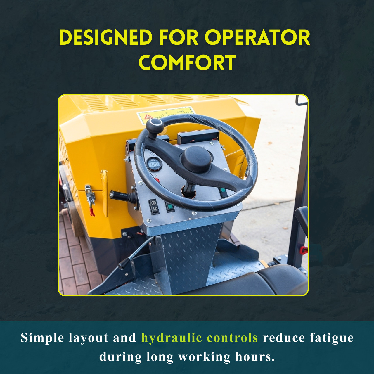 TYPHON FURY 20 Mini Road Roller 2Ton Hydraulic Oil Vibratory B&S 23hp USA engine