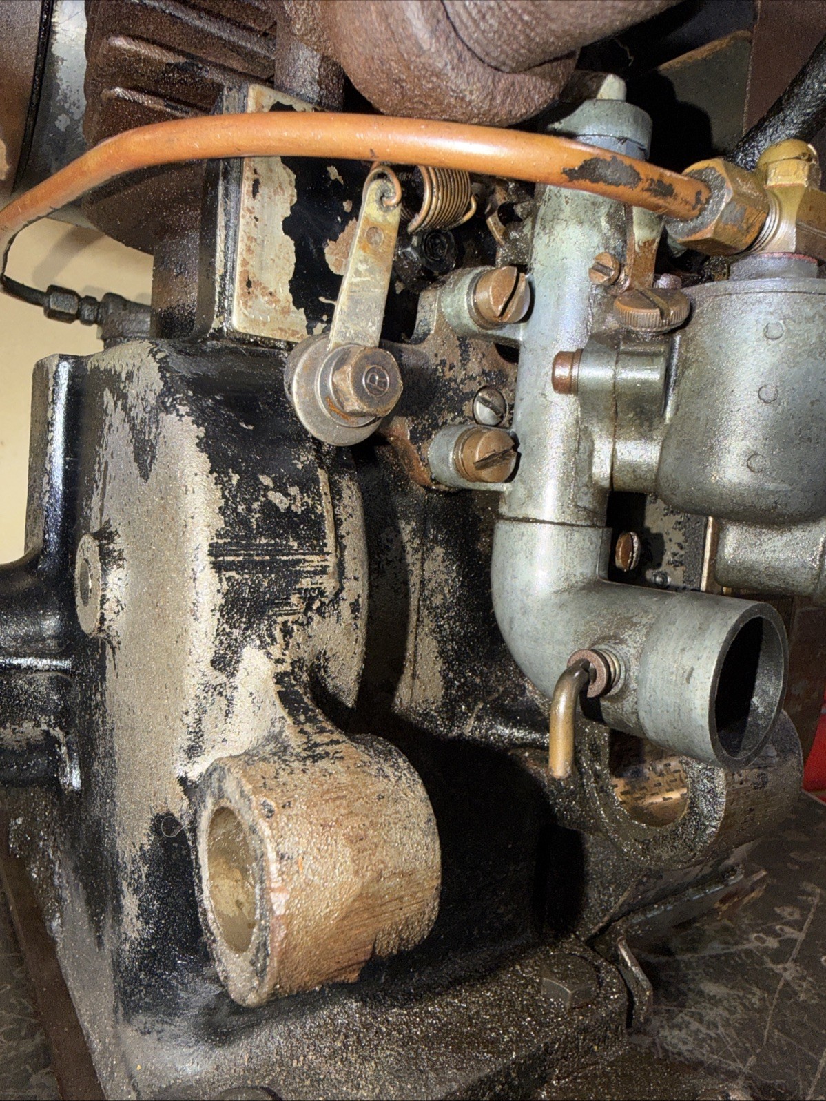 Antique Briggs & Stratton Model H Kick Start Aircooled Engine