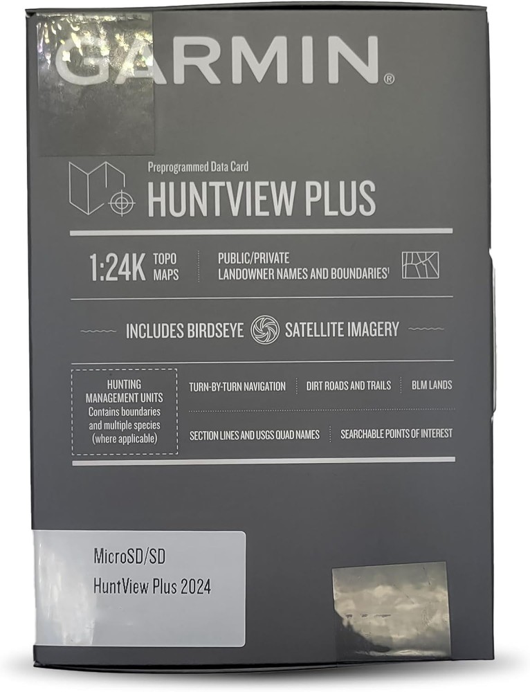 Garmin Huntview Plus 2024 Preprogrammed Data Card MicroSD/SD - Mississippi