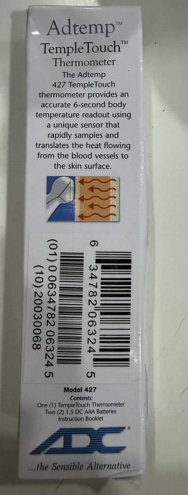 ADC Adtemp TempleTouch Thermometer - 1 Each