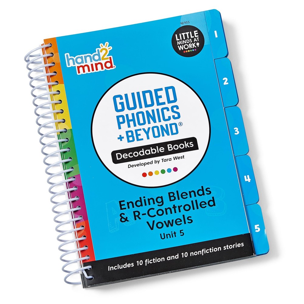 hand2mind Guided Phonics + Beyond Decodable Books Unit 5, Multicolor
