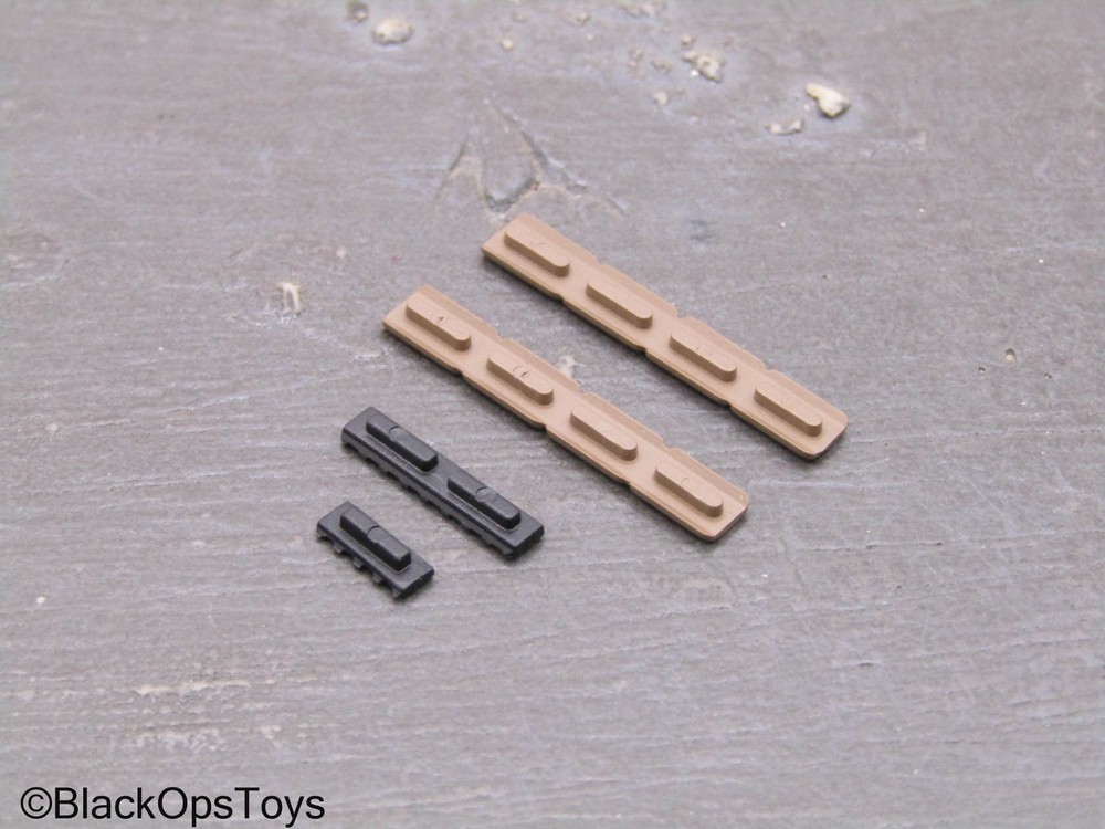 1/6 Scale Toy PMC - Black & Dark Brown Rail Set