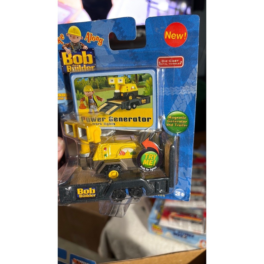 BOB THE BUILDER TAKE ALONG POWER GENERATOR WITH WORKING LIGHTS * DATED 2006