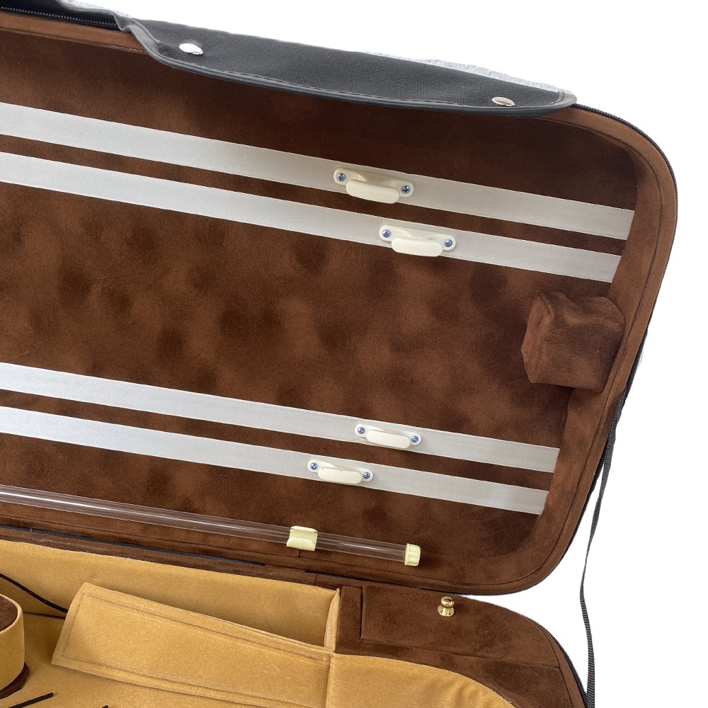 Double Violin Case Viola Case Wooden Struct Adjustable Size Violin Box Strong