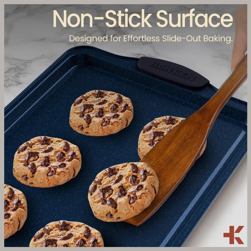 Nonstick Carbon Steel Bakeware Set Kitchen Baking Pans Muffin Tools New
