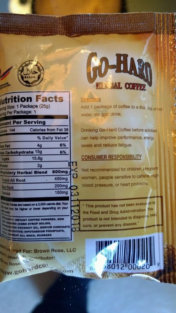 Go Hard Coffee 20 Packs