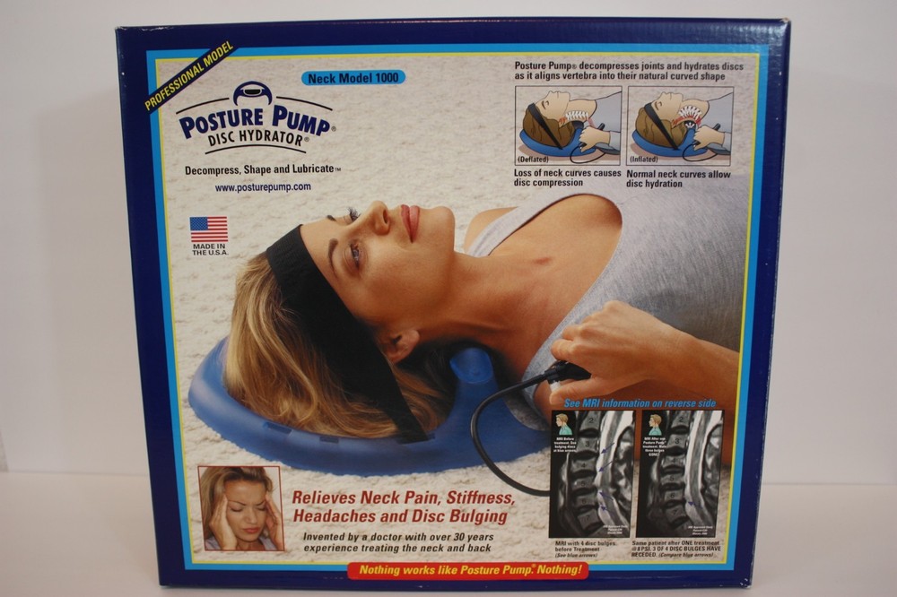 Posture Pump Neck Cervical Disc Exerciser Model 1000 EUC