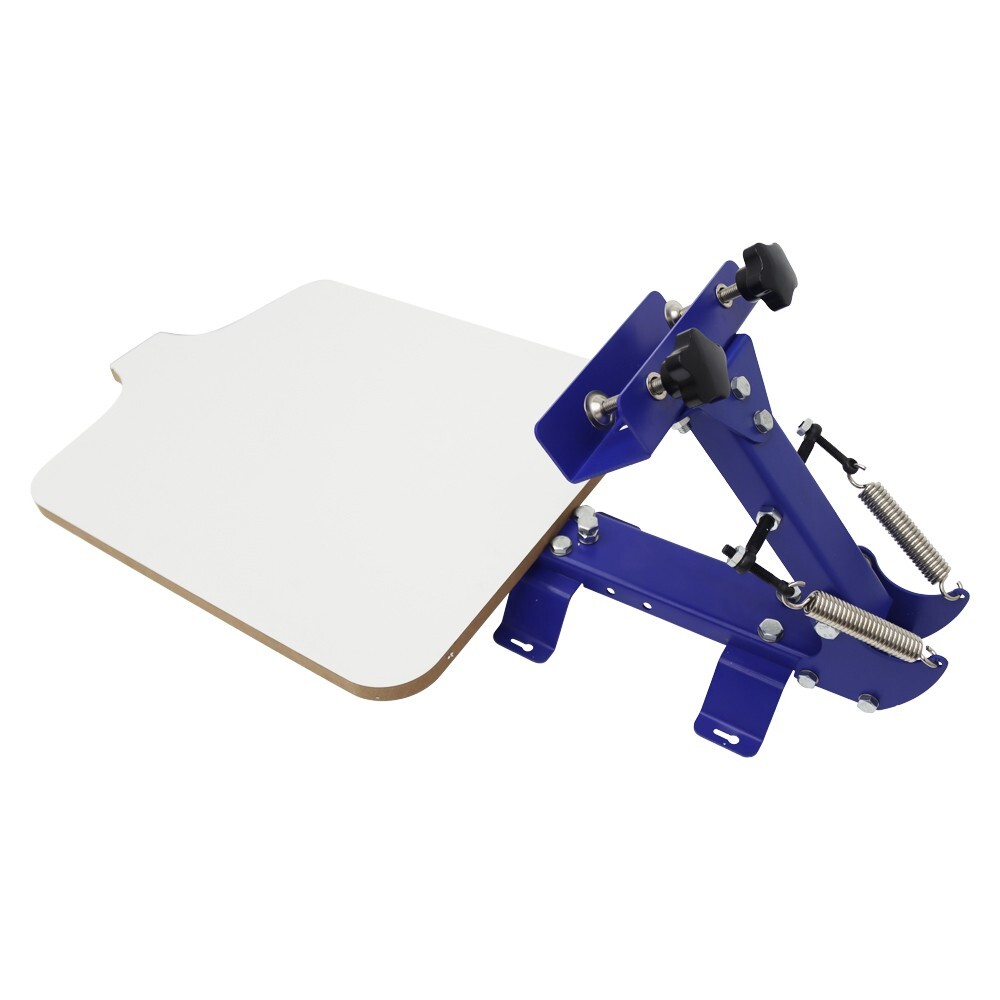 1 Color Screen Printing Press Silk Screen Printer Adjustable Height 22×18''