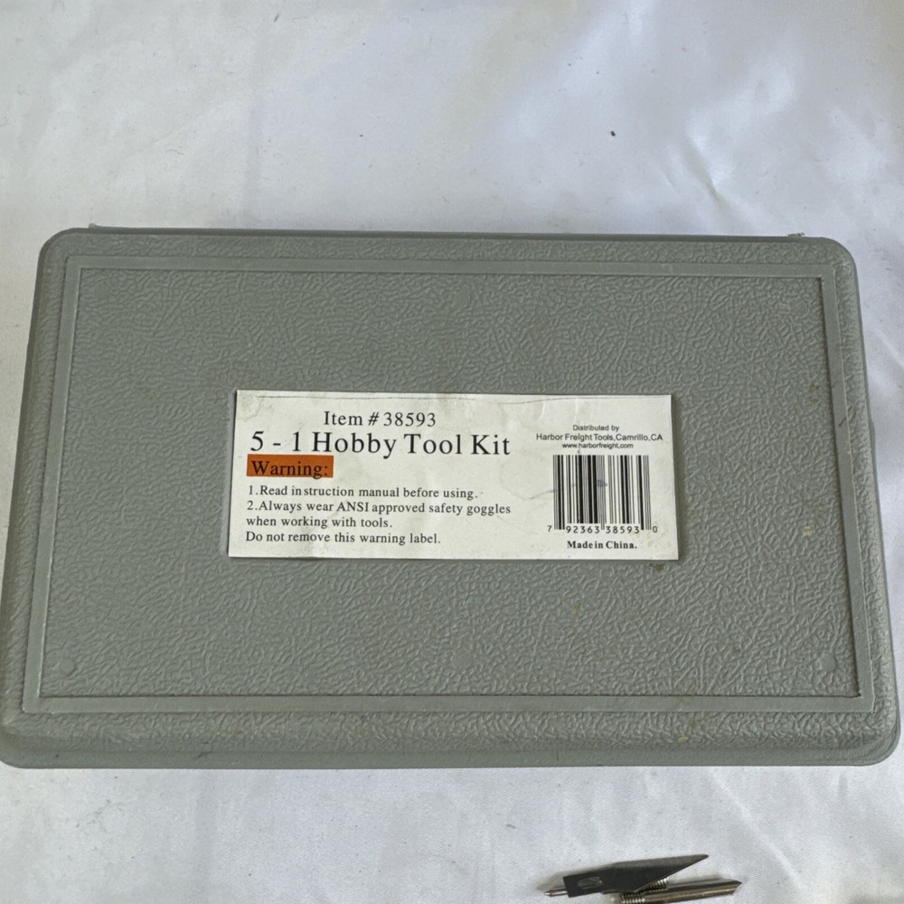 Harbor Freight Tools and case - 5-1 hobby tool kit 38593