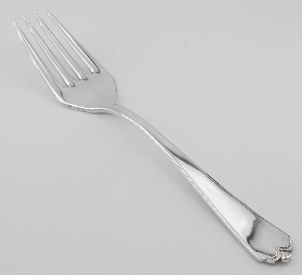 Sterling Silver Watson Lotus Salad Fork