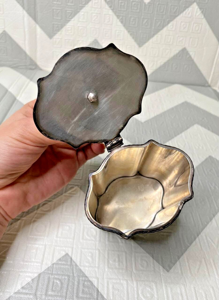 1960's Tea Caddy / Cigarette Box IFS Israel Freeman and Sons Italy Silverplate