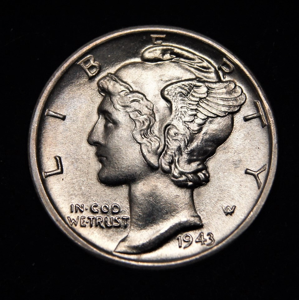 1943-D Mercury Dime MS++++++FSB